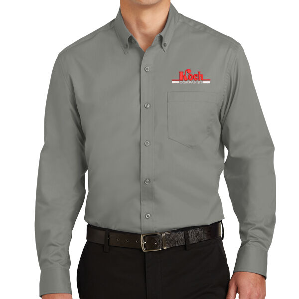 Port Authority - SuperPro Twill Shirt - Embroidered Logo Thumbnail