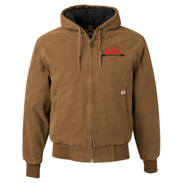 DRI DUCK - Cheyenne Boulder Cloth Hooded Jacket with Tricot Quilt Lining - Embroidered Logo Thumbnail
