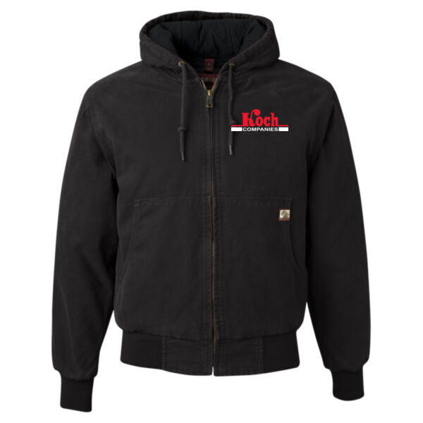 DRI DUCK - Cheyenne Boulder Cloth Hooded Jacket with Tricot Quilt Lining - Embroidered Logo Thumbnail