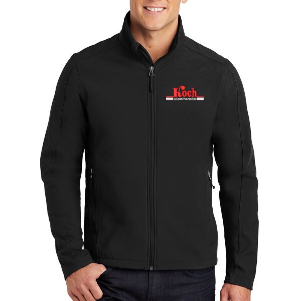 Port Authority® Tall Core Soft Shell Jacket - Embroidered Logo Thumbnail
