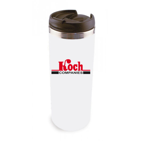 14 Oz Stainless Steel Tumbler - Sublimated Logo Thumbnail