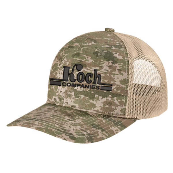 Port Authority ® Digi Camo Snapback Trucker Cap - Embroidered Logo Thumbnail