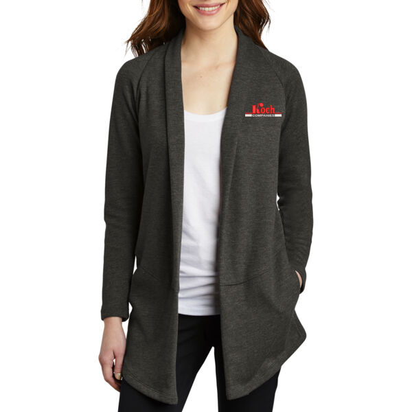Port Authority® Ladies Interlock Cardigan - Embroidered Logo Thumbnail