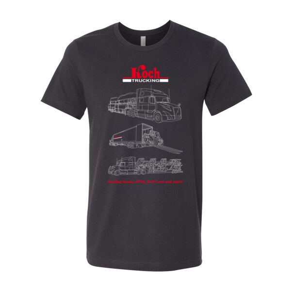 Koch Trucking "We Haul Fun" Tees - Bella + Canvas Unisex Short Sleeve Jersey Tee - Printed Logos Thumbnail