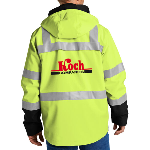 CornerStone® ANSI 107 Class 3 Waterproof Ripstop 3-In-1 Parka - Printed Logo Thumbnail