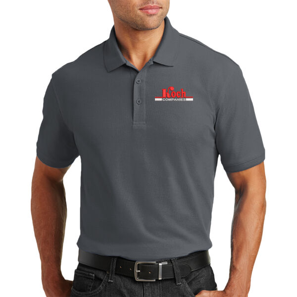 Port Authority® Tall Core Classic Pique Polo - Embroidered Logo Thumbnail