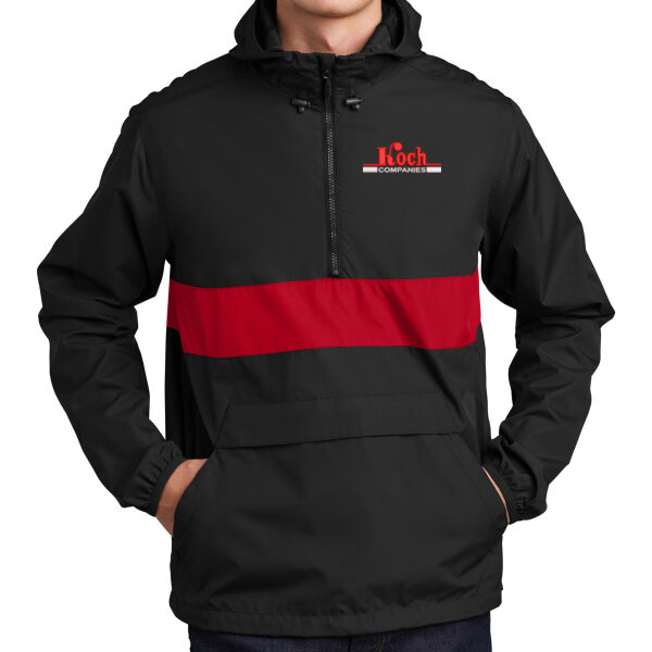 Sport-Tek® Zipped Pocket Anorak - Embroidered Logo Thumbnail