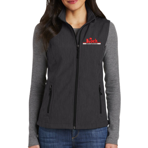 Port Authority® Ladies Core Soft Shell Vests - Embroidered Logo Thumbnail