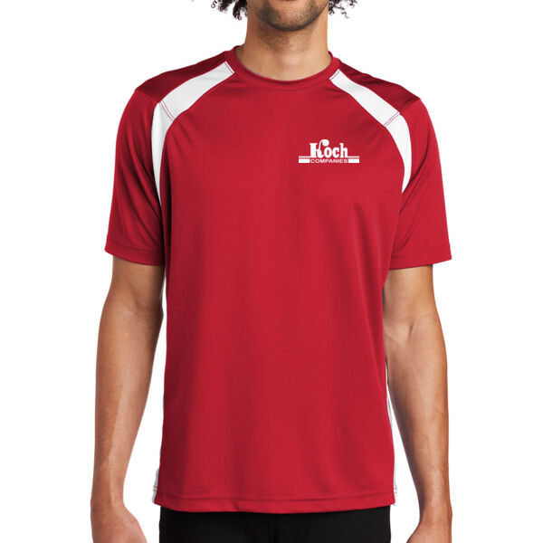 Sport-Tek® Dry Zone® Colorblock Crew - Printed Logo Thumbnail