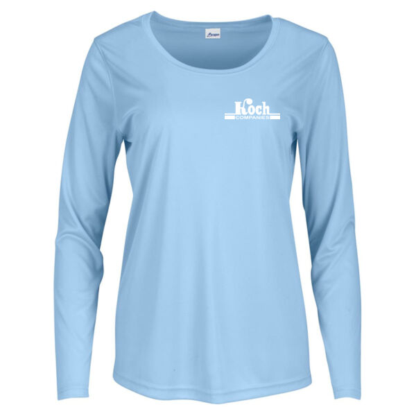 Paragon - Women's Long Islander Performance Long Sleeve T-Shirt - Printed Logo Thumbnail