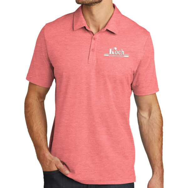 TravisMathew Oceanside Heather Polo - Embroidered Logo Thumbnail