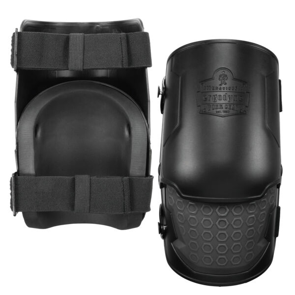 Ergodyne - Hard Shell Hinged Knee Pads - Non-Marring Rubber Cap Thumbnail