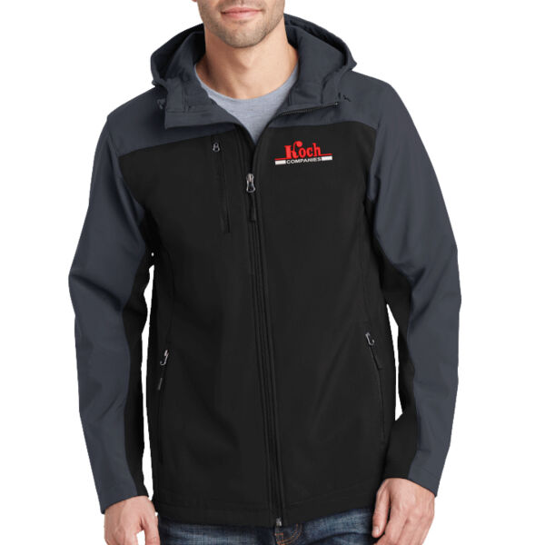 Port Authority® Hooded Core Soft Shell Jacket - Embroidered Logo Thumbnail