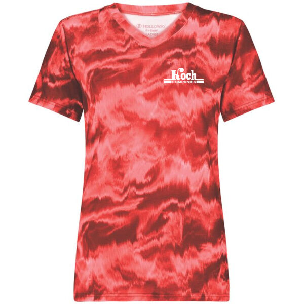 Holloway - Ladies Stock Cotton-Touch Poly Tee - Printed Logo Thumbnail