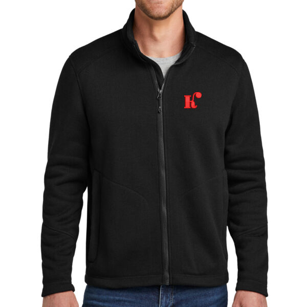 Port Authority® Arc Sweater Fleece Jacket - Embroidered Logos Thumbnail