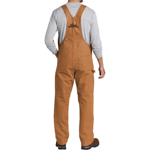 Carhartt® Duck Unlined Bib Overalls - Embroidered Logo Thumbnail