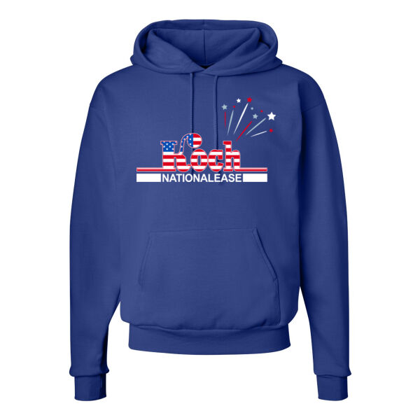 Hanes - Ecosmart® Hooded Sweatshirt - Printed Logo Thumbnail
