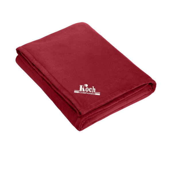Port Authority® Mountain Lodge Blanket - Embroidered Logo Thumbnail