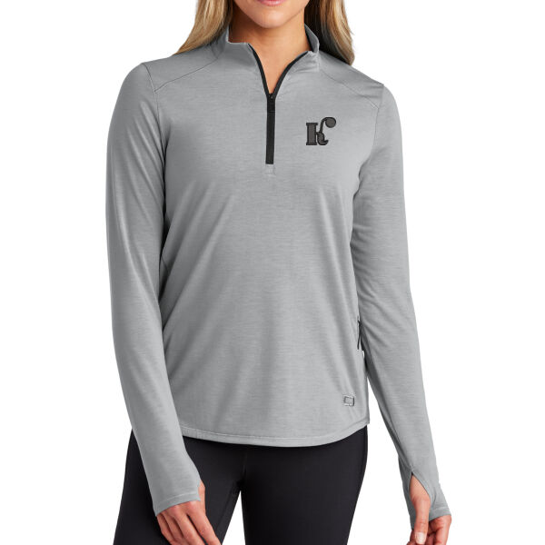 OGIO® Ladies Motion 1/4-Zip - Embroidered Logos Thumbnail