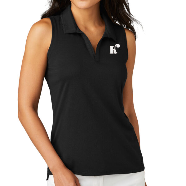 TravisMathew Ladies Coto Performance Sleeveless Polo - Embroidered Logo Thumbnail