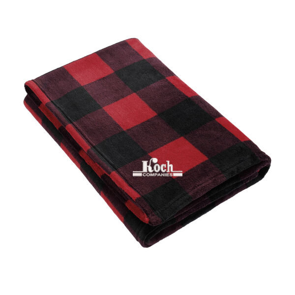 Port Authority ®Ultra Plush Blanket - Embroidered Logo Thumbnail