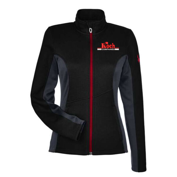 Spyder - Women's Constant Full-Zip Sweater Fleece Jacket - Embroidered Logo Thumbnail
