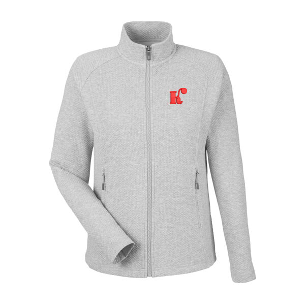 North End - Women's Spirit Textured Full-Zip - Embroidered Logos Thumbnail