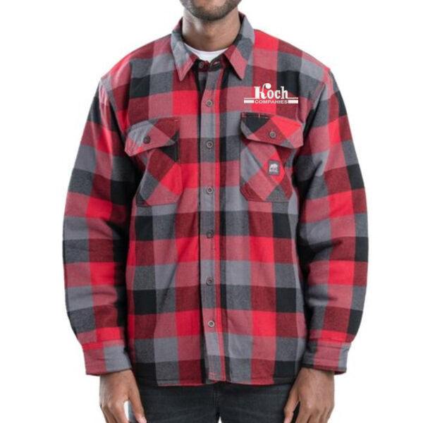 Berne - Timber Flannel Shirt Jacket - Embroidered Logo Thumbnail