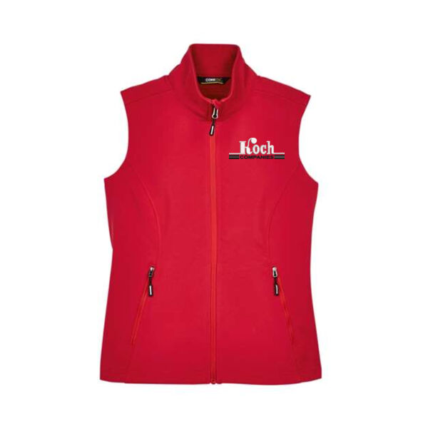 CORE365 - Women's Cruise Two-Layer Fleece Bonded Soft Shell Vest - Embroidered Logo Thumbnail