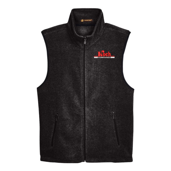 Harriton - Unisex Fleece Full-Zip Vest - Embroidered Logo Thumbnail