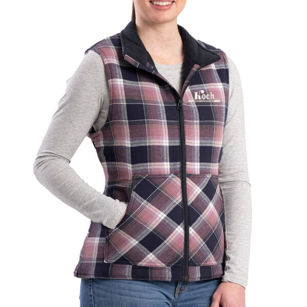 Berne - Women's Insulated Flannel Vest - Embroidered Logo Thumbnail