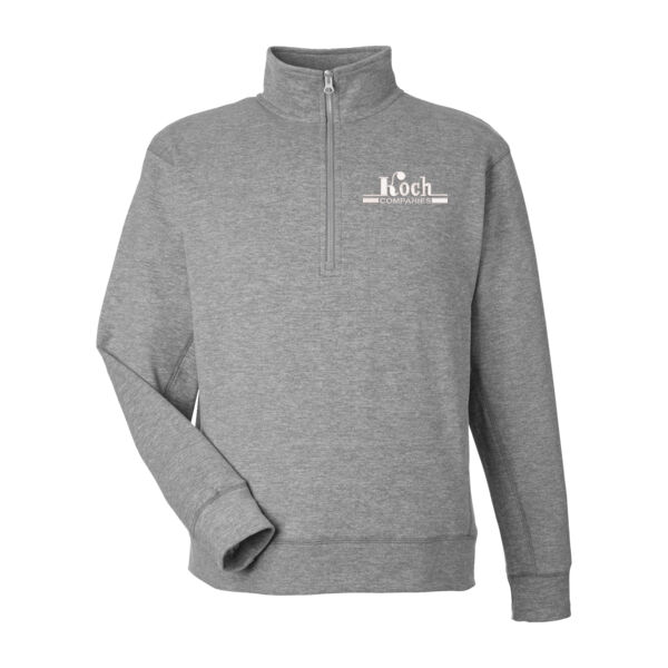 J. America - Electric Fleece Quarter-Zip Sweatshirt - Embroidered Logo Thumbnail
