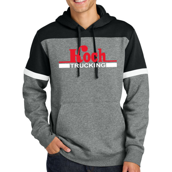 Sport-Tek® Drive Fleece Colorblock Hoodie - Applique Logo Thumbnail