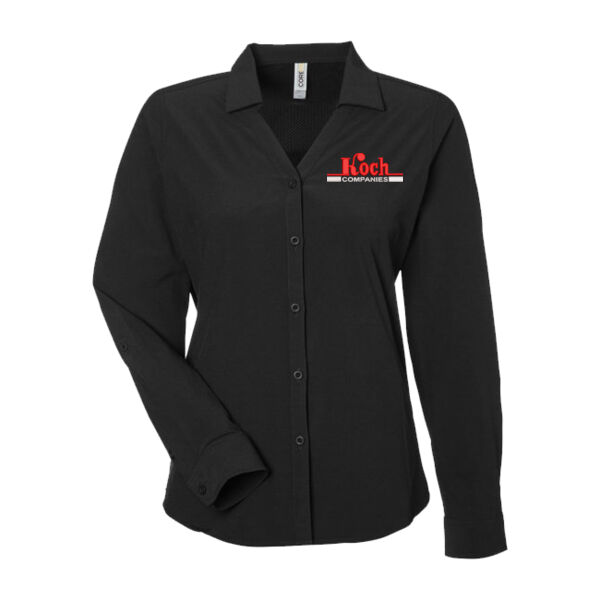 CORE365 - Women's Ultra UVP® Marina Shirt - Embroidered Logo Thumbnail