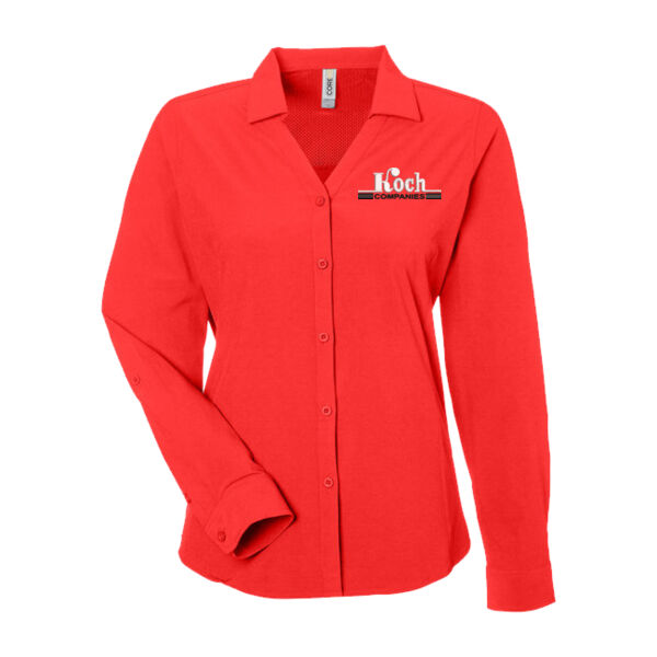 CORE365 - Women's Ultra UVP® Marina Shirt - Embroidered Logo Thumbnail