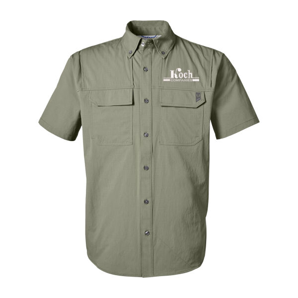 HUK - Creekbed Short Sleeve Shirt - Embroidered Logo Thumbnail