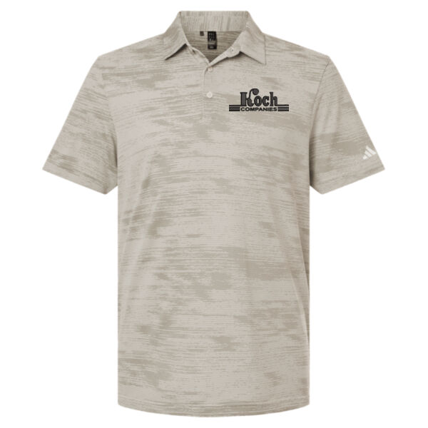 Adidas - Ultimate365 Textured Stripe Polo - Embroidered Logo Thumbnail