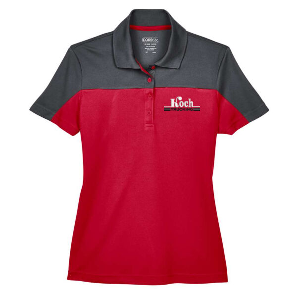 CORE365 - Women's Balance Colorblock Performance Piqué Polo - Embroidered Logo Thumbnail
