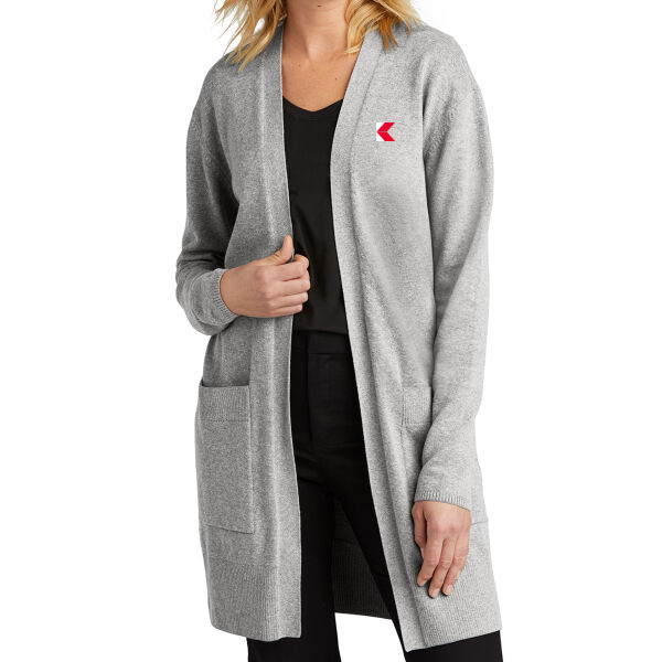 Mercer+Mettle® Women’s Open-Front Cardigan Sweater - Embroidered Logos - Koch Logistics Exclusive Thumbnail