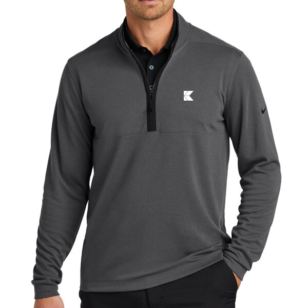 Nike Textured 1/2-Zip Cover-Up - Embroidered Logos - Koch Logistics Exclusive Thumbnail