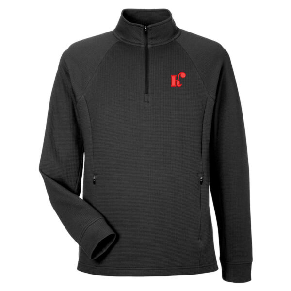 North End - Men's Rhythm Waffle Quarter-Zip Pullover - Embroidered Logos - Koch Companies Exclusive Thumbnail