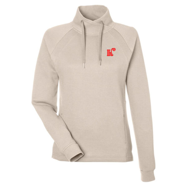 North End - Women's Rhythm Waffle Pullover - Embroidered Logos - Koch Companies Exclusive Thumbnail