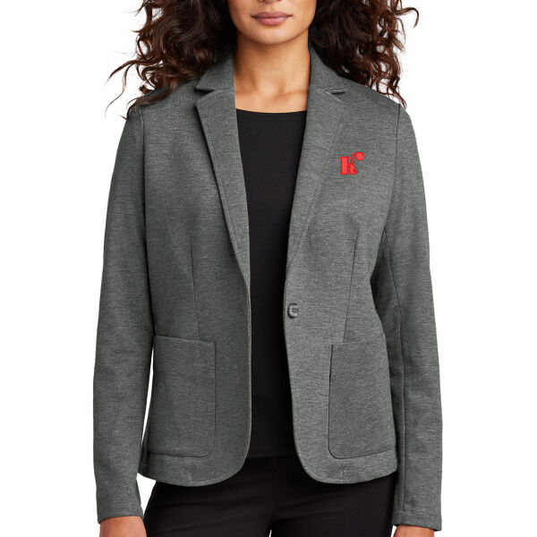 Mercer+Mettle® Women’s Relaxed Knit Blazer - Embroidered Logo - Koch Companies Exclusive Thumbnail