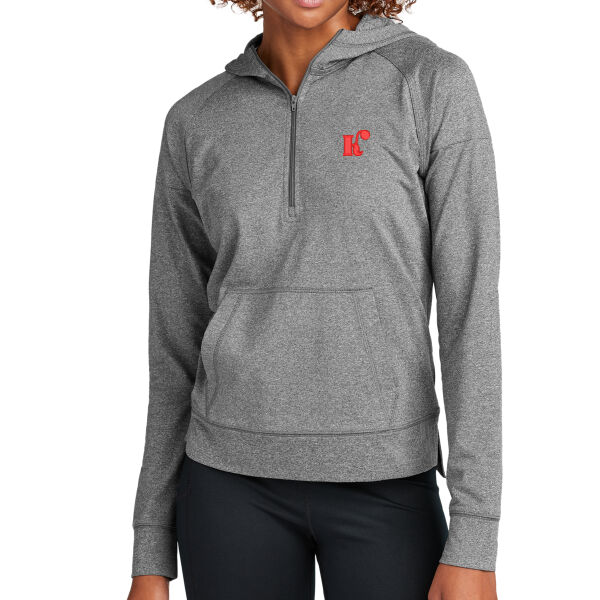 Sport-Tek® Ladies Sport-Wick® Stretch 1/2-Zip Hoodie - Embroidered Logos - Koch Companies Exclusive Thumbnail