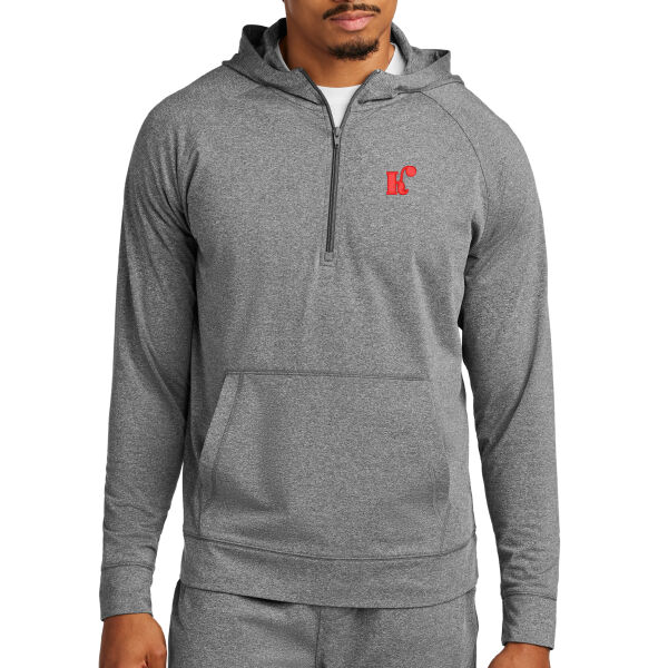 Sport-Tek® Sport-Wick® Stretch 1/2-Zip Hoodie - Embroidered Logos - Koch Companies Exclusive Thumbnail