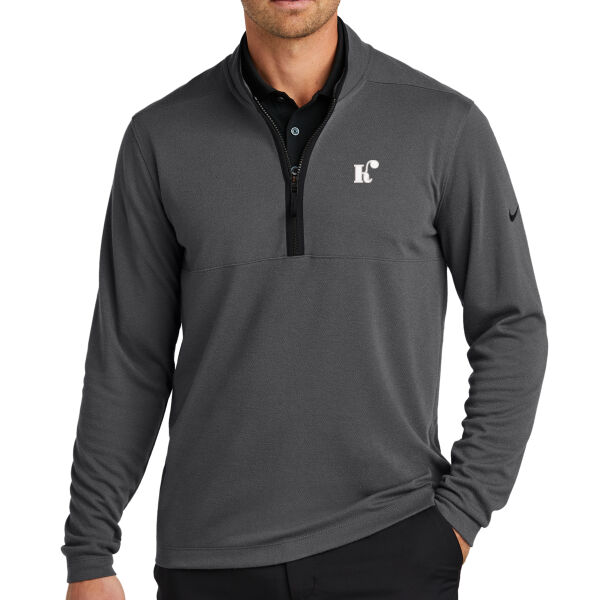 Nike Textured 1/2-Zip Cover-Up - Embroidered Logos - Koch Companies Exclusive Thumbnail