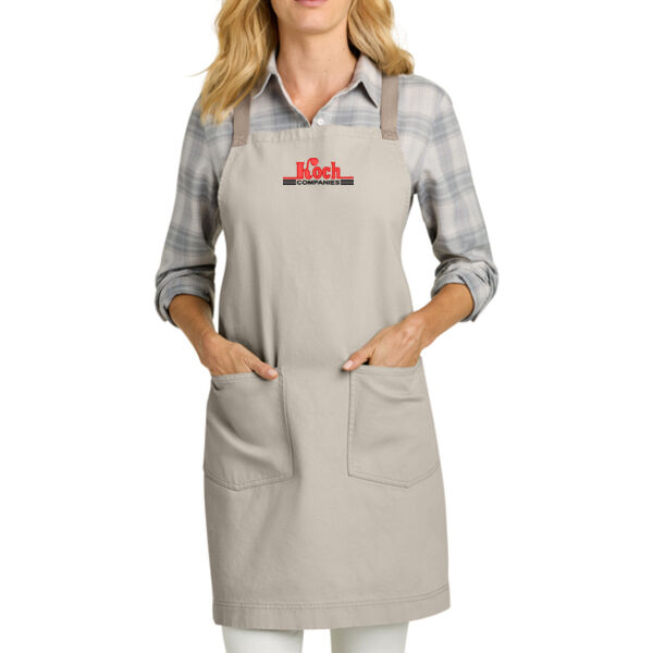 Port Authority® Signature Heavy Twill Crossback Apron - Embroidered Logo Thumbnail