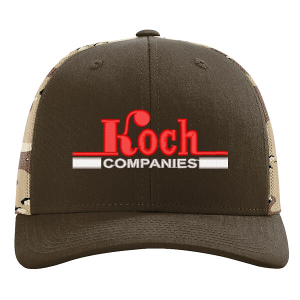 Richardson Printed Mesh Trucker Cap - Embroidered Logo Thumbnail