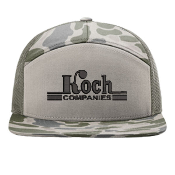 Richardson Printed 7-Panel Trucker - Embroidered Logo Thumbnail