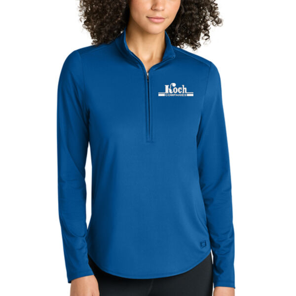 OGIO® Women's Regain 1/4-Zip - Embroidered Logo Thumbnail